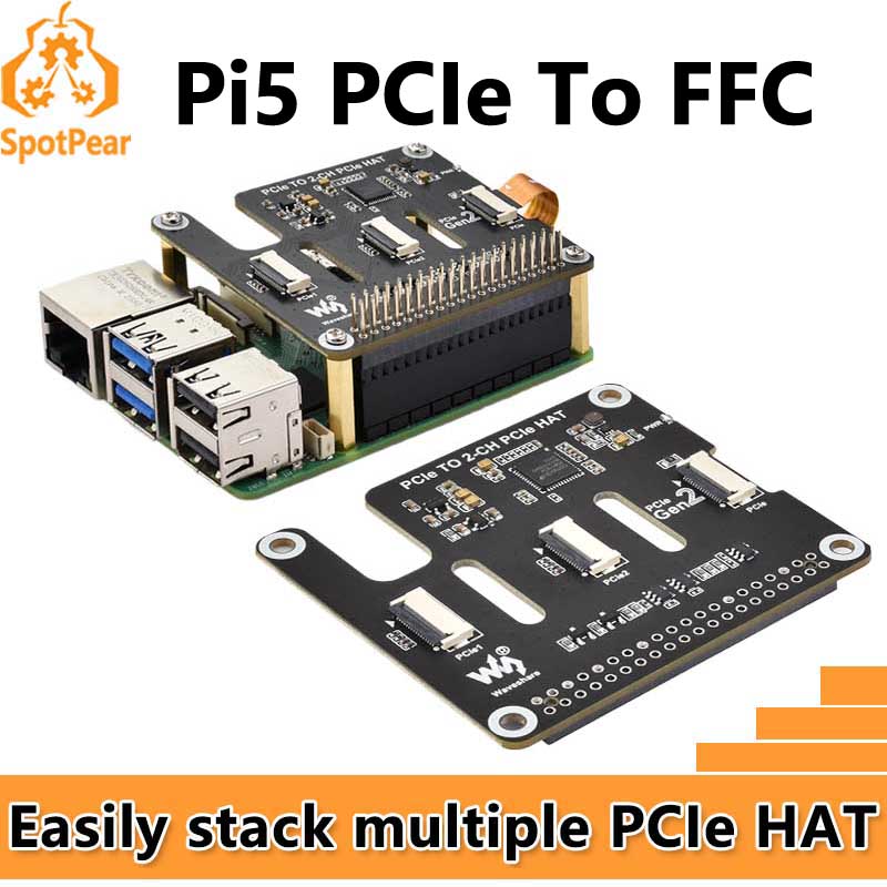 Turing Pi 2 - Raspberry Pi 5 PCIe a 2-CH