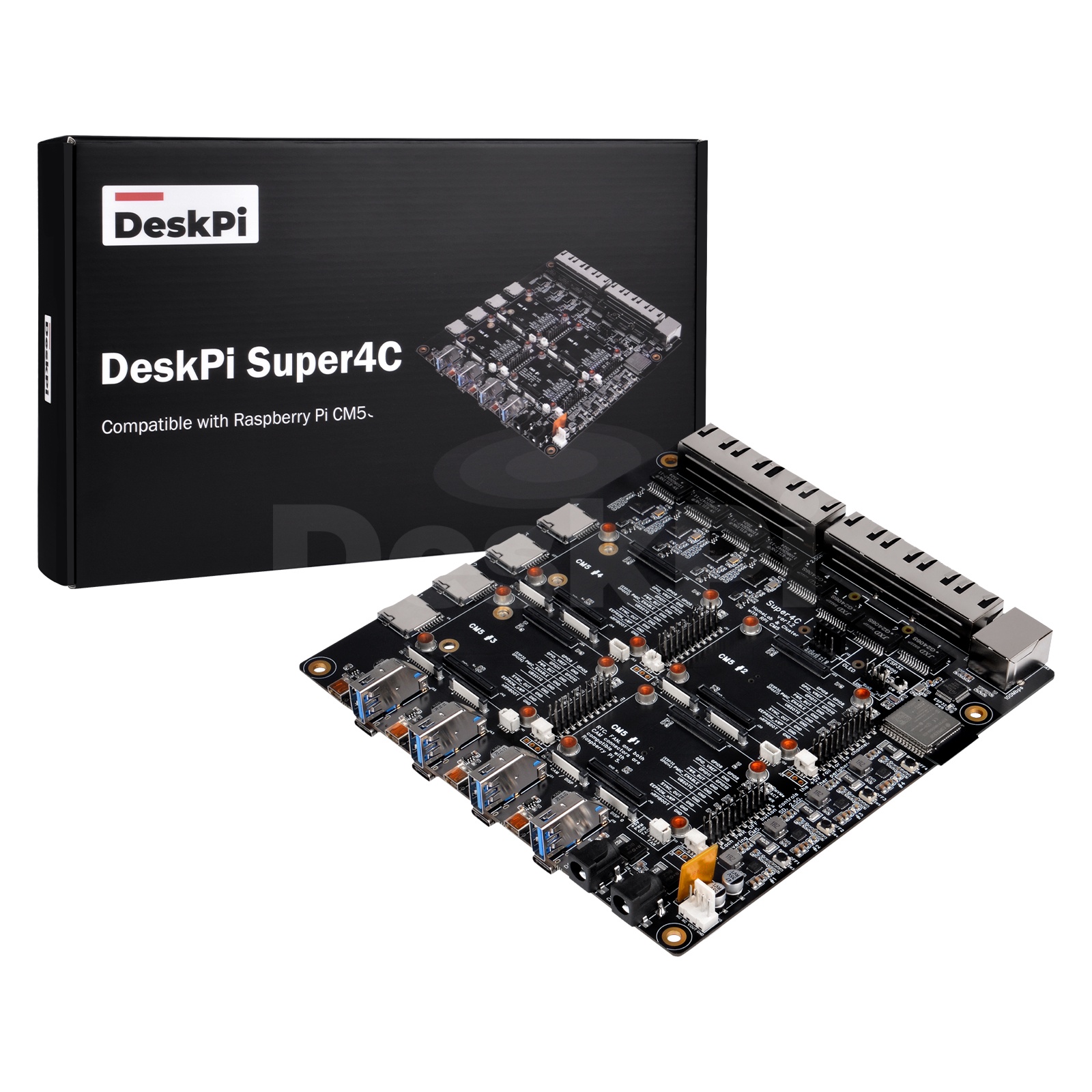 DeskPi Super4C Raspberry Pi CM - Deskpi Super6C recensione e prezzo