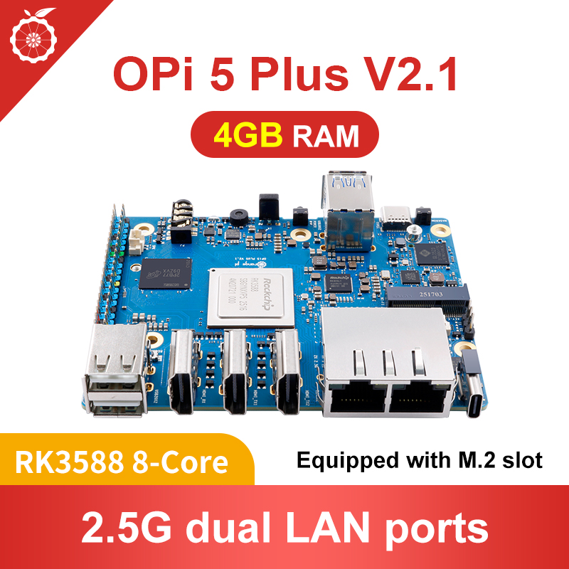 Orange Pi 5 Plus 4GB V2.1 Comp - Orange Pi 5 Plus 32Gb recensione e prezzo